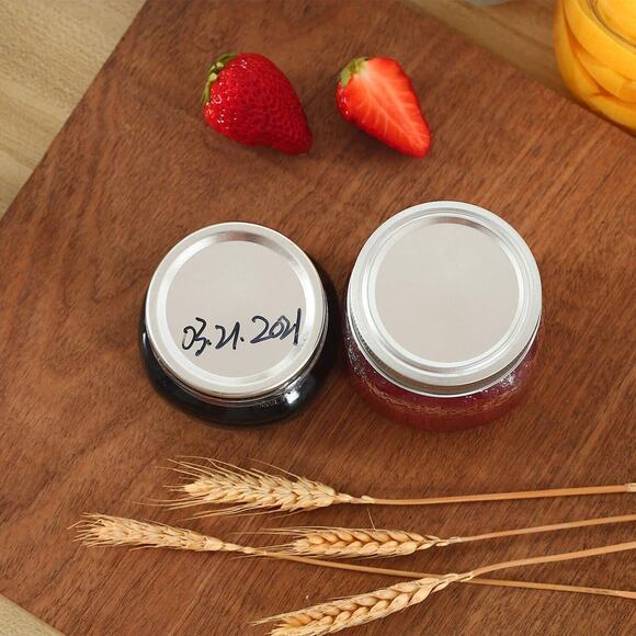 102 Canning Lids,70MM Mason Jar Lids,Seal and leak-proof Split-Type w/5 PCS Ring - Picture 5 of 12